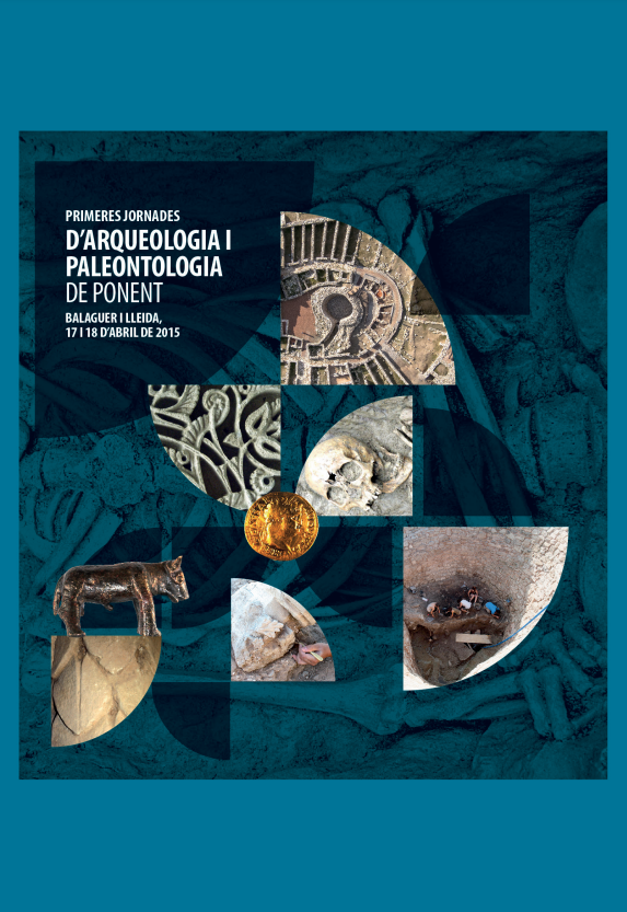 Imagen de portada del libro Primeres Jornades d’Arqueologia i Paleontologia de Ponent