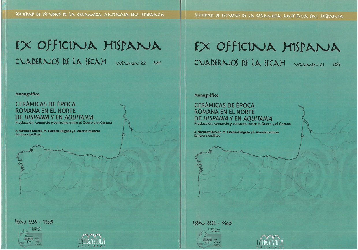 Imagen de portada del libro Mesa Redonda "Cerámicas de época romana en el norte de Hispania y en Aquitania"