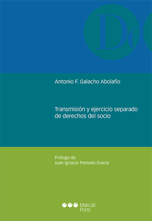 Imagen de portada del libro Transmisión y ejercicio separado de derechos del socio