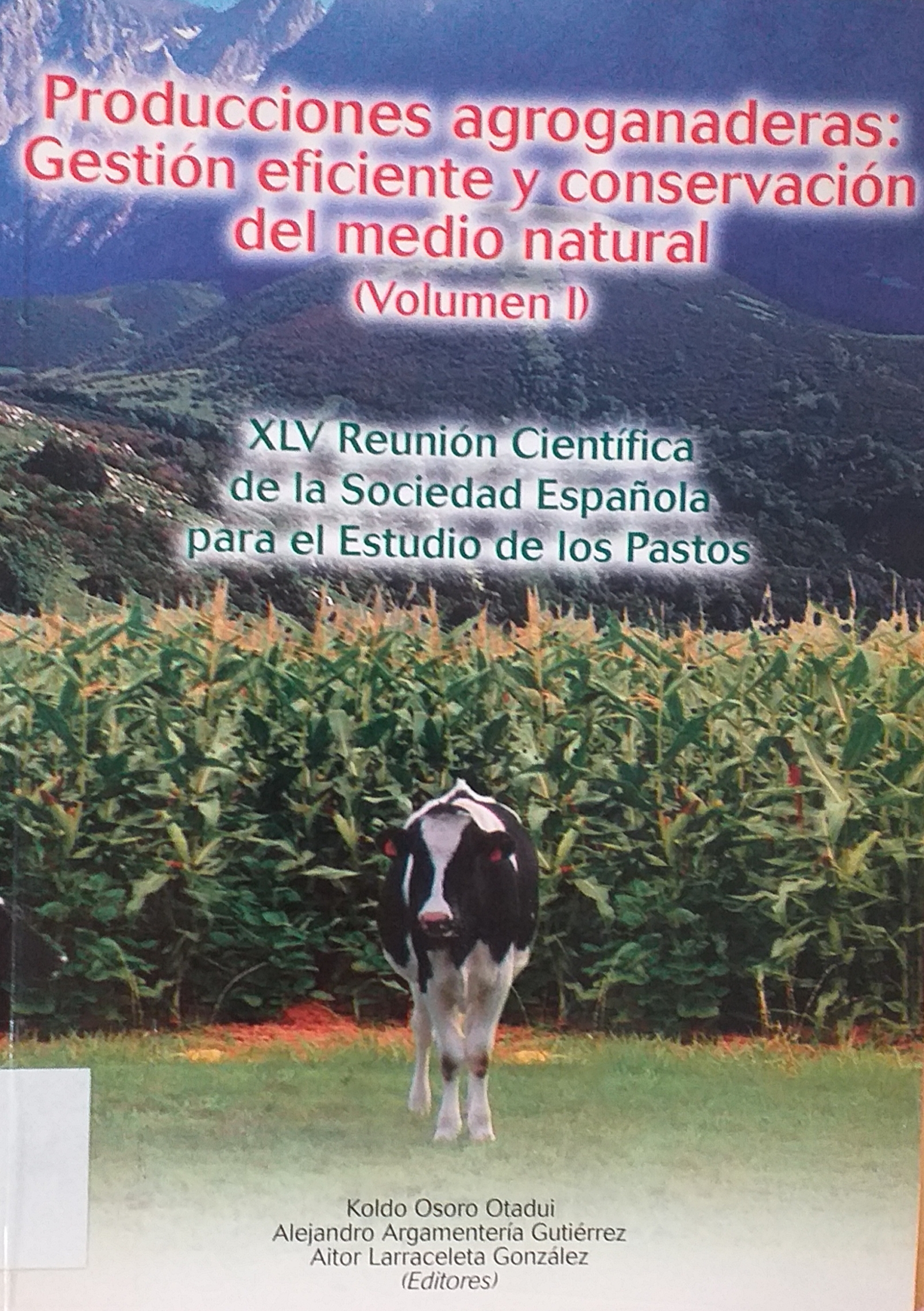 Imagen de portada del libro Producciones agroganaderas