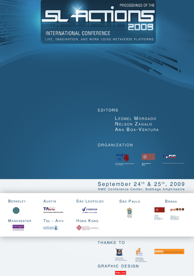 Imagen de portada del libro SLACTIONS 2009 International Conference