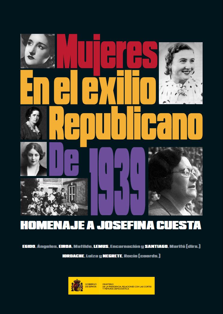Imagen de portada del libro Mujeres en el exilio republicano de 1939