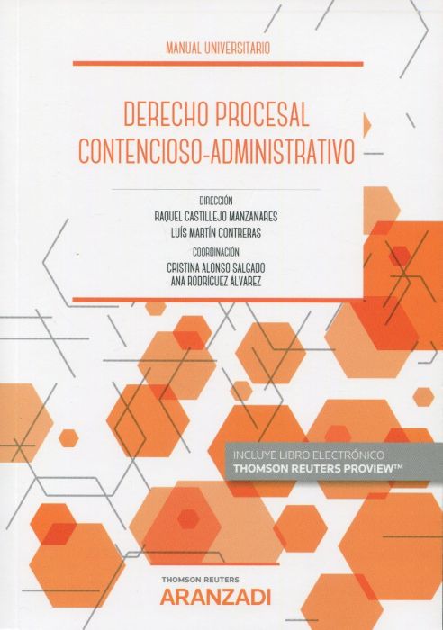 Imagen de portada del libro Manual de derecho procesal contencioso-administrativo