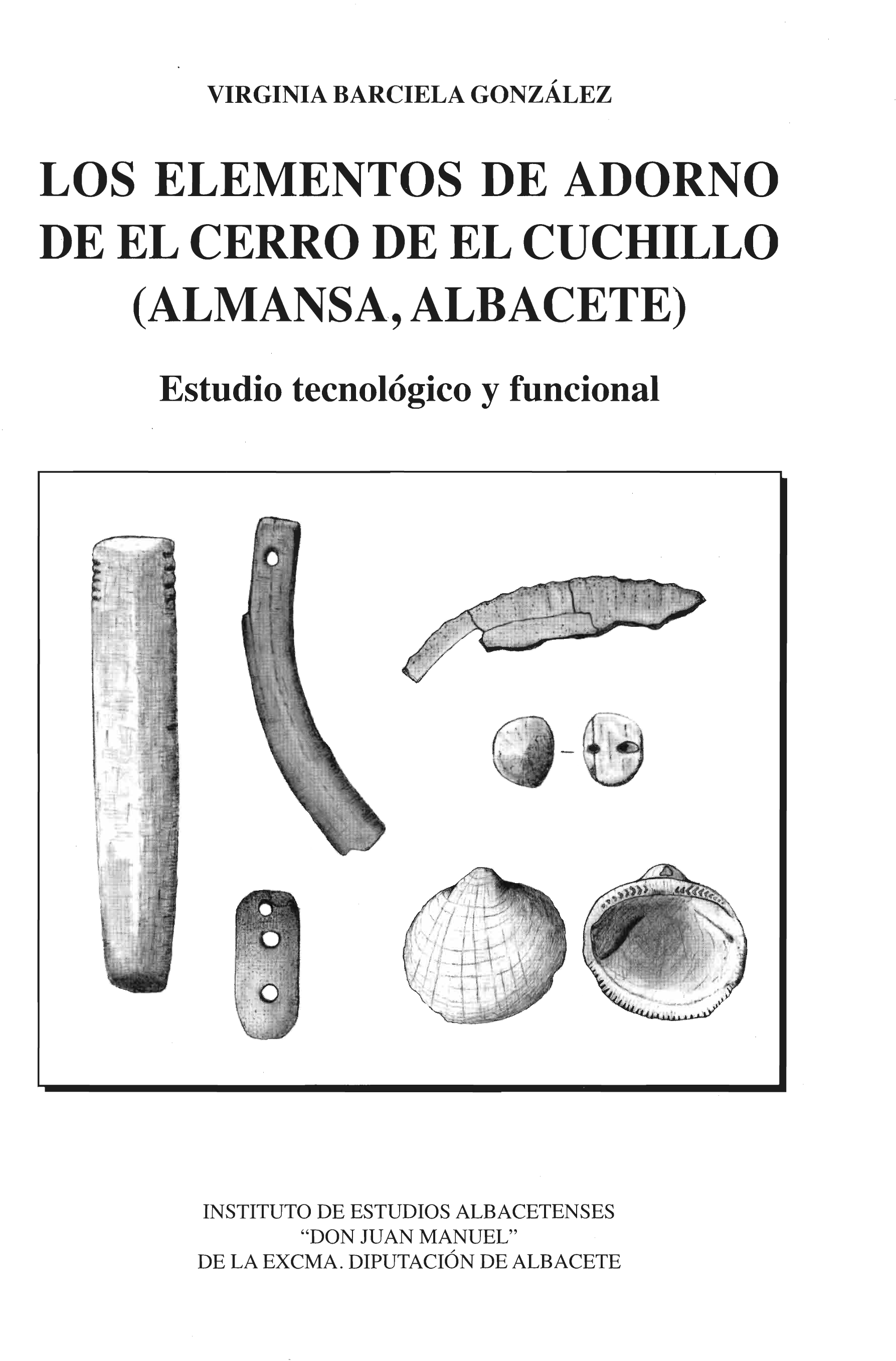 Imagen de portada del libro Elementos de adorno de El Cerro de El Cuchillo (Almansa, Albacete)