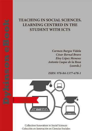Imagen de portada del libro Teaching in Social Sciences. Learning centred in the student with ICTS