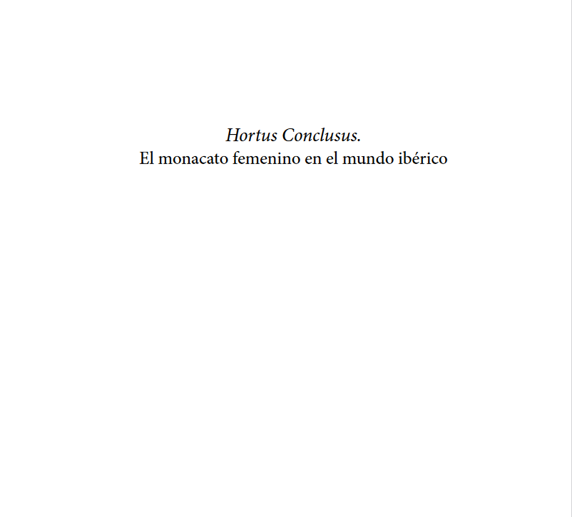 Imagen de portada del libro "Hortus Conclusus"