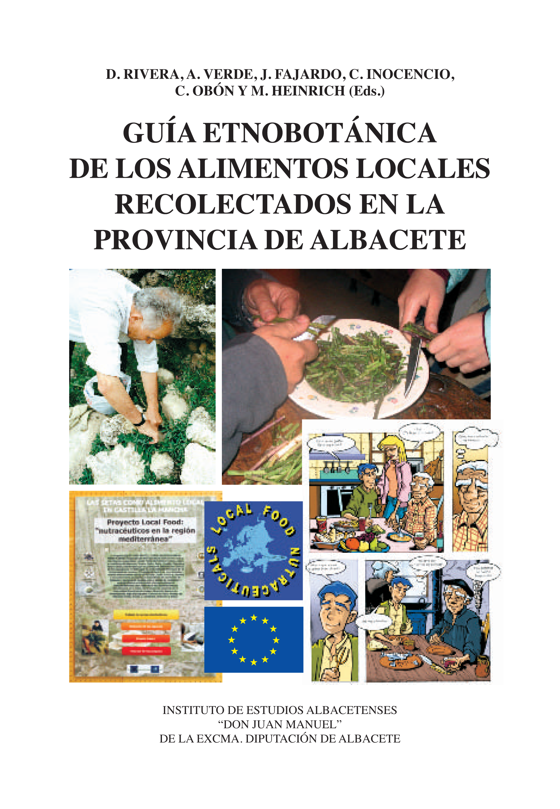 Imagen de portada del libro Guía etnobotánica de los alimentos locales recolectados en la provincia de Albacete