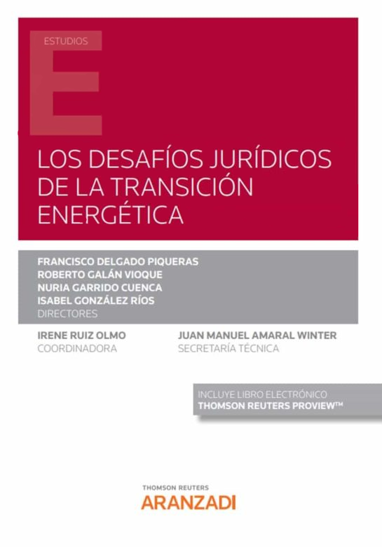 Imagen de portada del libro Los desafíos jurídicos de la transición energética