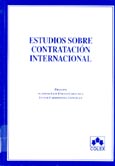 Imagen de portada del libro Estudios sobre contratación internacional