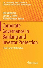 Imagen de portada del libro Corporate Governance in Banking and Investor Protection