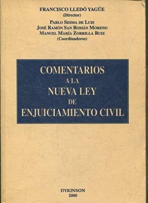 Imagen de portada del libro Comentarios a la nueva Ley de enjuiciamiento civil