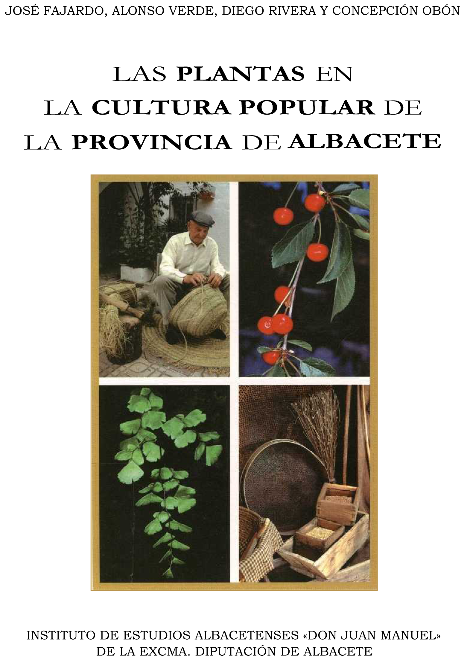 Imagen de portada del libro Las plantas en la cultura popular de la provincia de Albacete