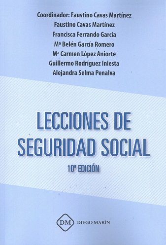 Imagen de portada del libro Lecciones de Seguridad Social