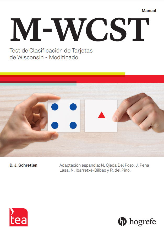 Imagen de portada del libro M-WCST, Test de Calificación de Tarjetas de Wisconsin - Modificado