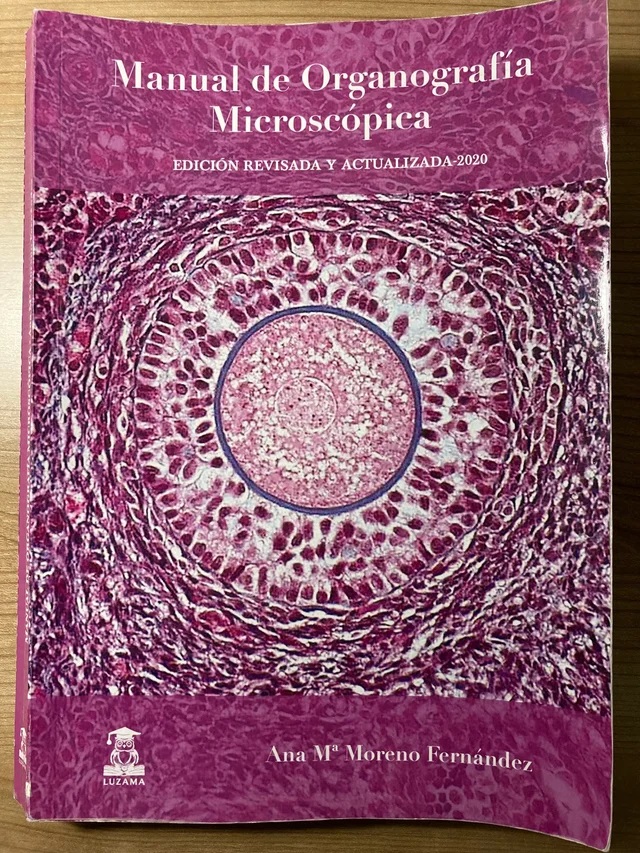 Imagen de portada del libro Manual de organografía microscópica