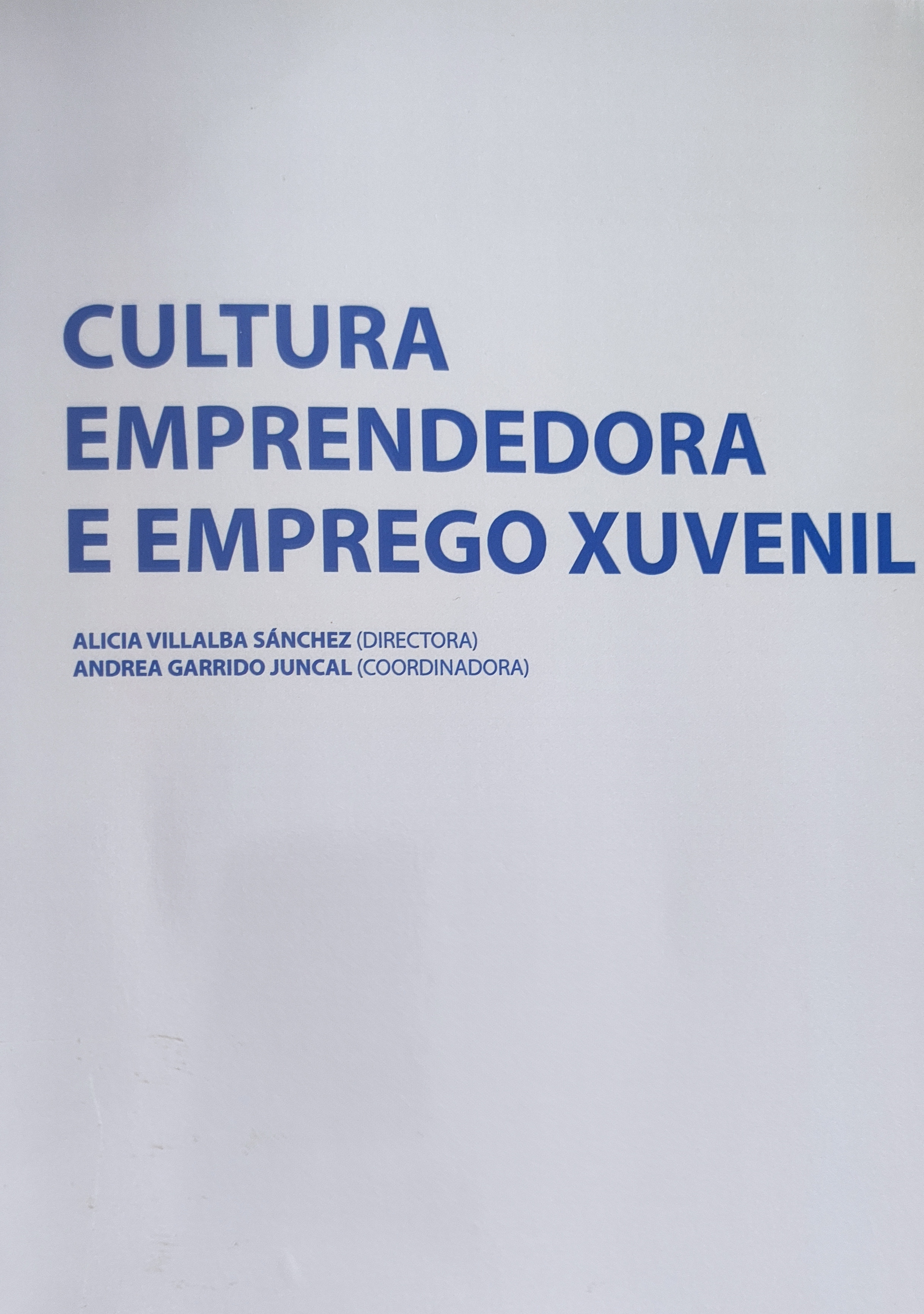 Imagen de portada del libro Cultura emprendedora e emprego xuvenil