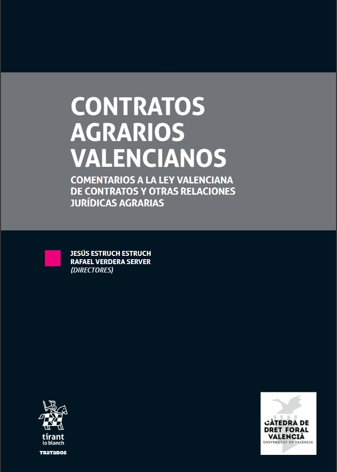 Imagen de portada del libro Contratos Agrarios Valencianos