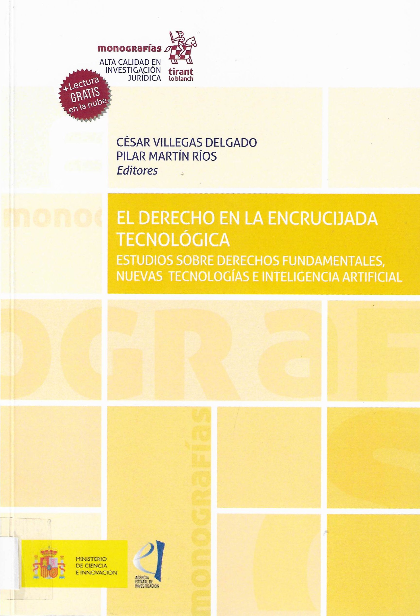 Imagen de portada del libro El derecho en la encrucijada tecnológica