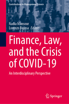 Imagen de portada del libro Finance, Law, and the crisis of COVID-19