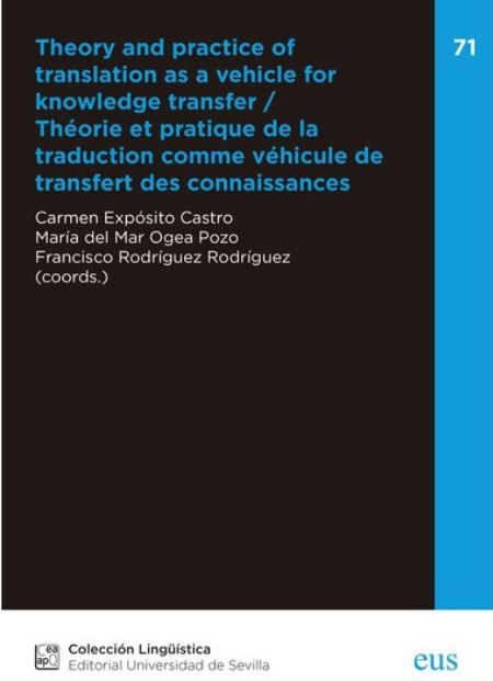Imagen de portada del libro Theory and practice of translation as a vehicle for knowledge transfer