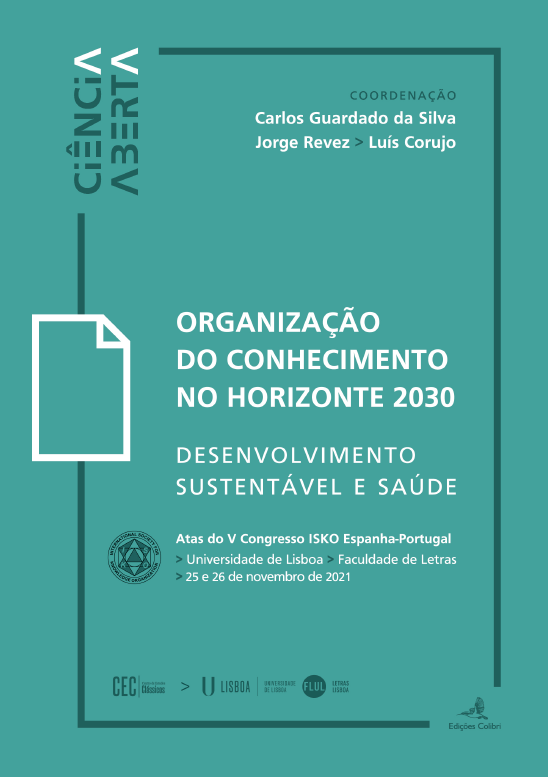 Imagen de portada del libro Organização do Conhecimento no Horizonte 2030