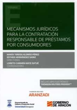 Imagen de portada del libro Mecanismos jurídicos para la contratación responsable de préstamos por consumidores
