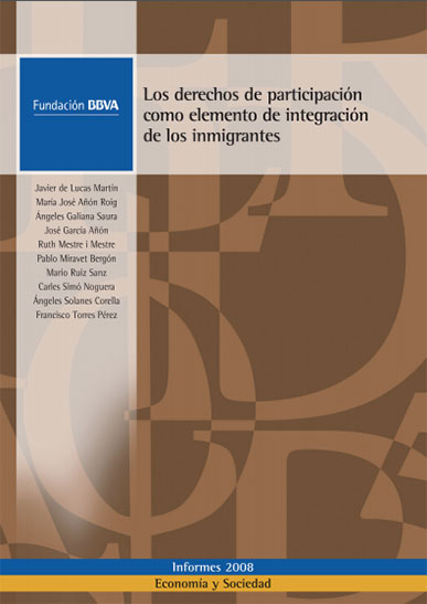 Imagen de portada del libro Los derechos de participación como elemento de integración de los inmigrantes