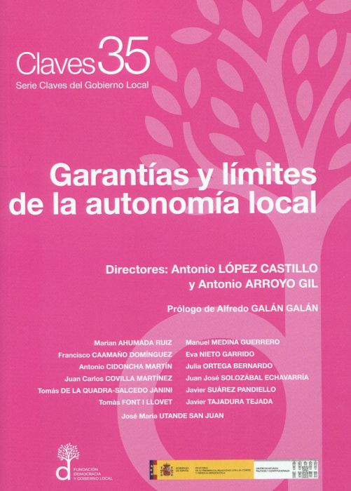 Imagen de portada del libro Garantías y límites de la autonomía local