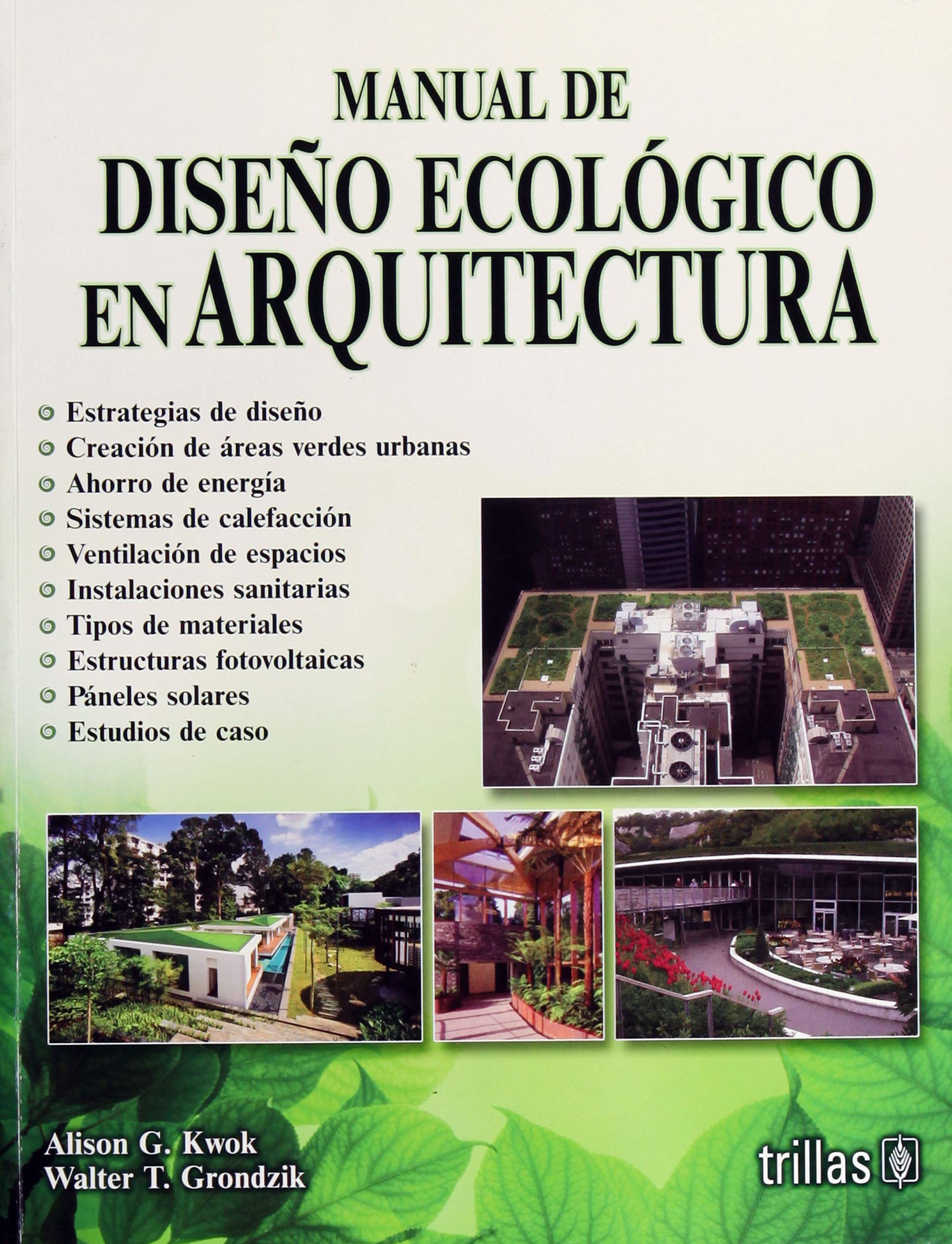 Imagen de portada del libro Manual de diseño ecológico en arquitectura