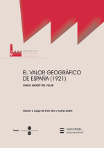 Imagen de portada del libro El valor geográfico de España (1921)