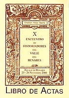 Imagen de portada del libro X Encuentro de Historiadores del Valle del Henares