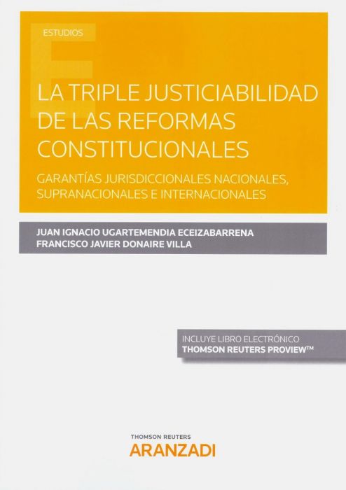 Imagen de portada del libro La triple justiciabilidad de las reformas constitucionales