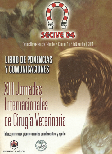 Imagen de portada del libro XIII Jornadas Internacionales de Cirugía Veterinaria