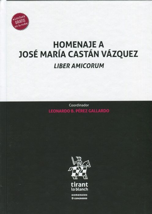 Imagen de portada del libro Homenaje a José María Castán Vázquez