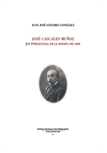 Imagen de portada del libro José Cascales Muñoz