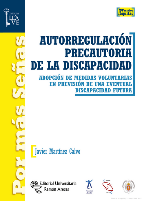 Imagen de portada del libro Autorregulación precautoria de la discapacidad