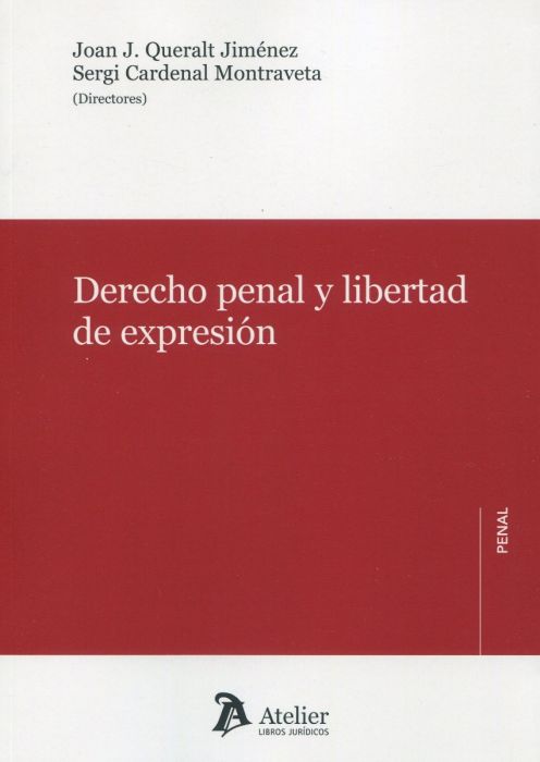 Imagen de portada del libro Derecho penal y libertad de expresión