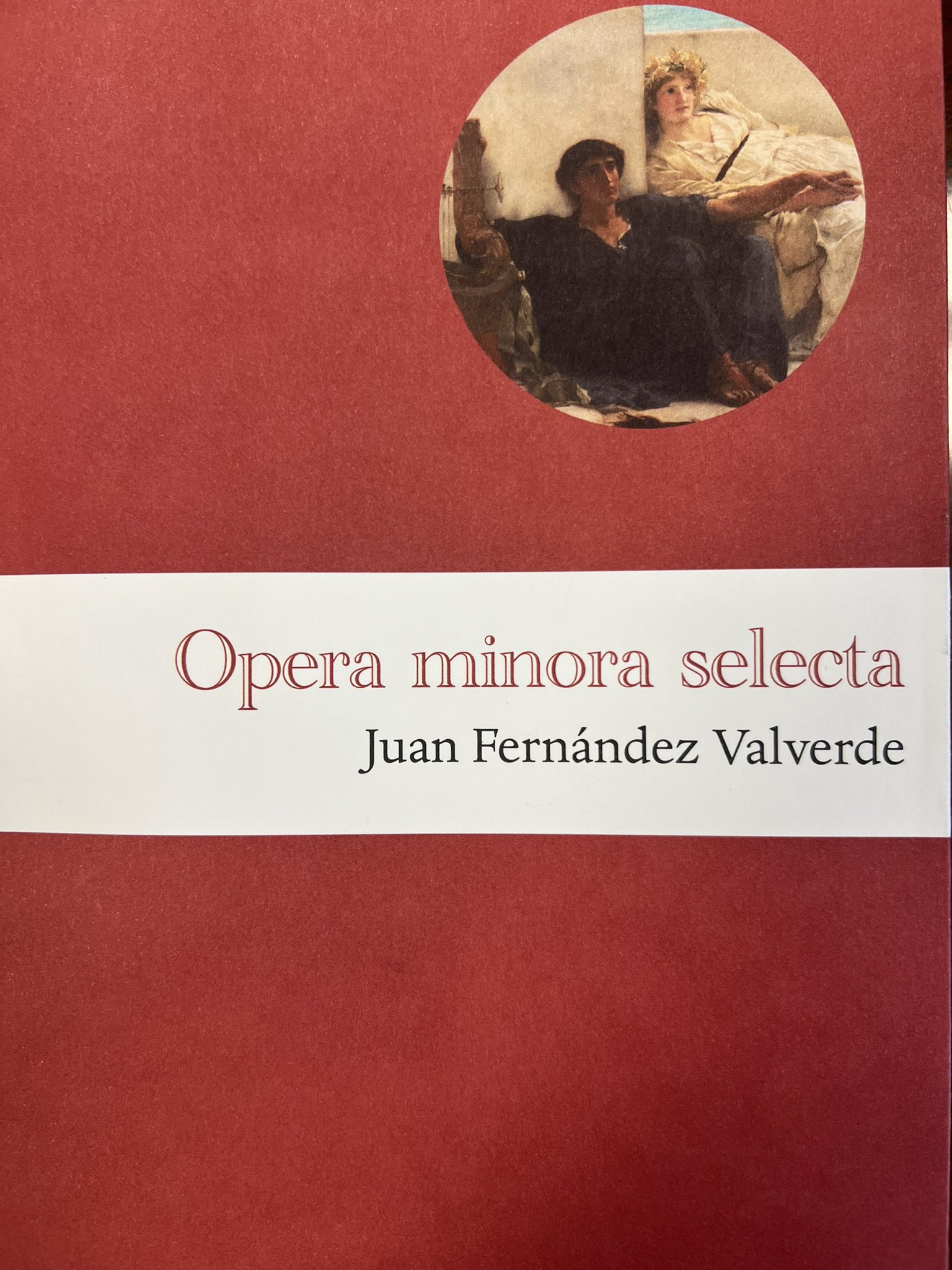 Imagen de portada del libro Opera minora selecta