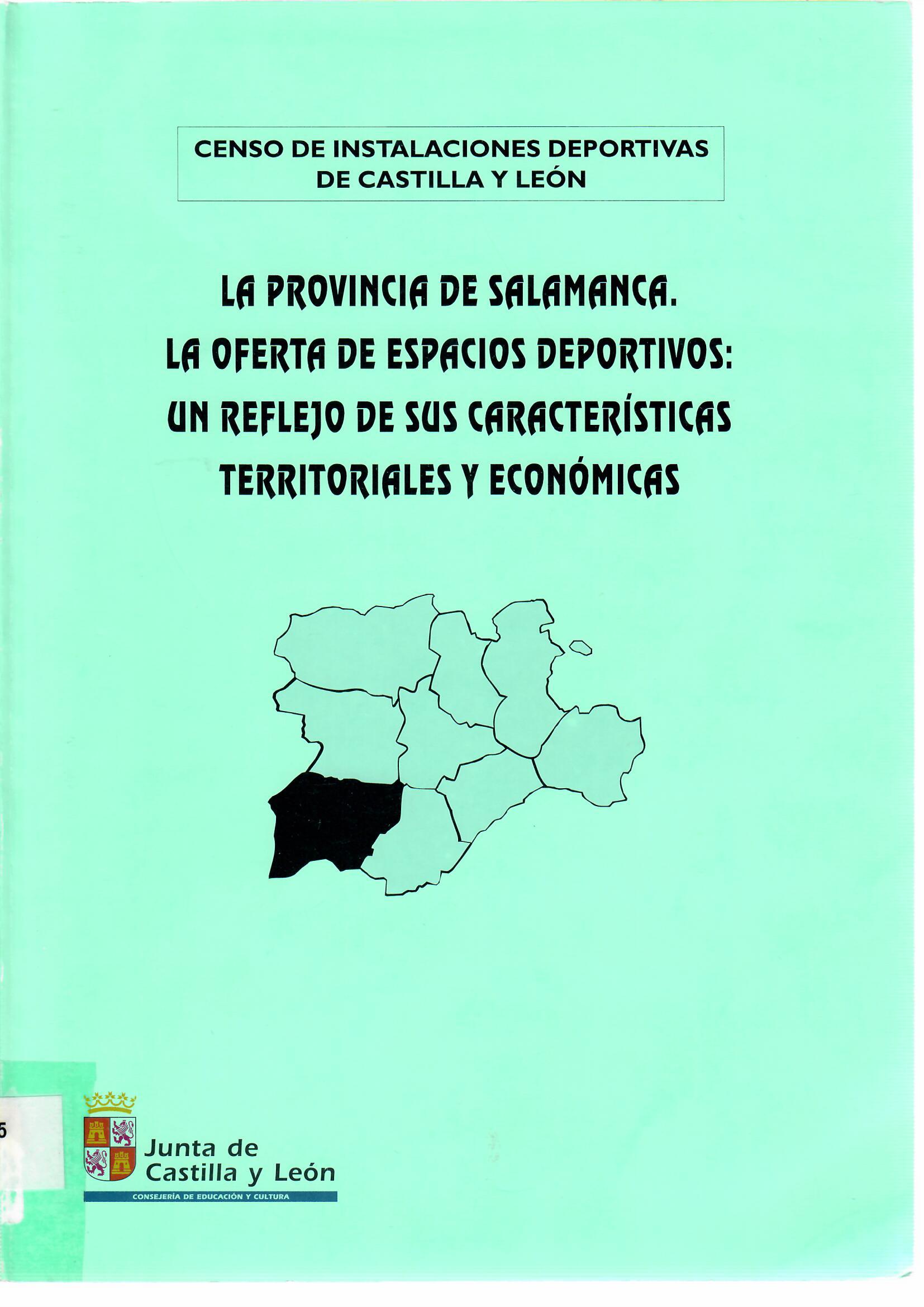 Imagen de portada del libro La provincia de Salamanca