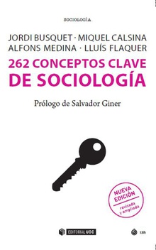 Imagen de portada del libro 262 conceptos clave de sociología