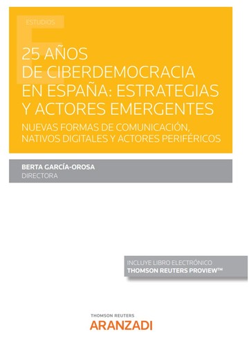 Imagen de portada del libro 25 años de ciberdemocracia en España