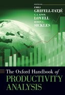 Imagen de portada del libro The Oxford Handbook of Productivity Analysis