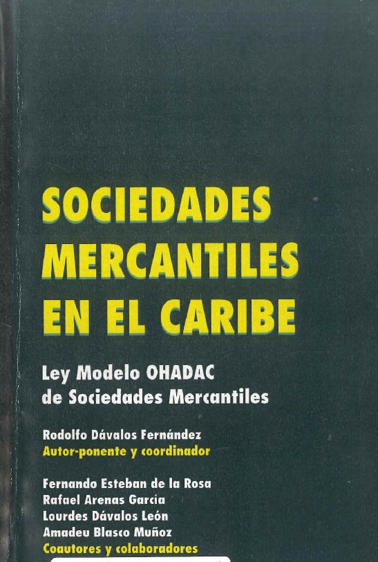 Imagen de portada del libro Sociedades mercantiles en el Caribe