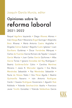 Imagen de portada del libro Opiniones sobre la reforma laboral 2021-2022