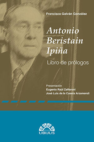 Imagen de portada del libro Antonio Beristain Ipiña