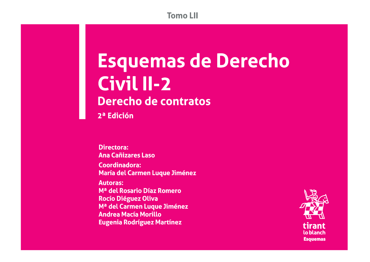 Imagen de portada del libro Esquemas de Derecho Civil II-2