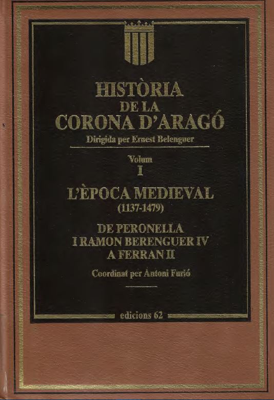 Imagen de portada del libro Història de la Corona d'Aragó