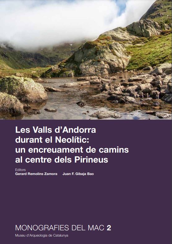 Imagen de portada del libro Les valls d'Andorra durant el Neolític