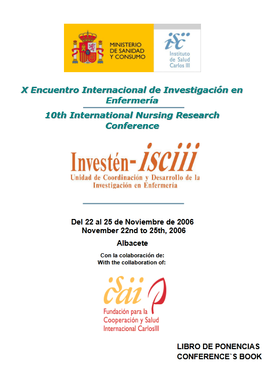 Imagen de portada del libro X Encuentro Internacional de Investigación en Enfermería