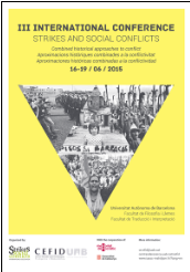 Imagen de portada del libro III International Conference Strikes and Social Conflicts